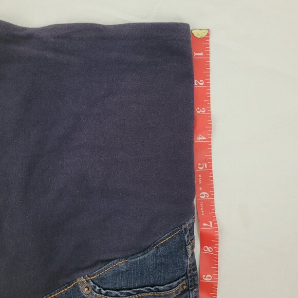 H&M &Denim Maternity Jeans Mama Super Skinny High Rib Medium Wash Women's 6 - Picture 13 of 16